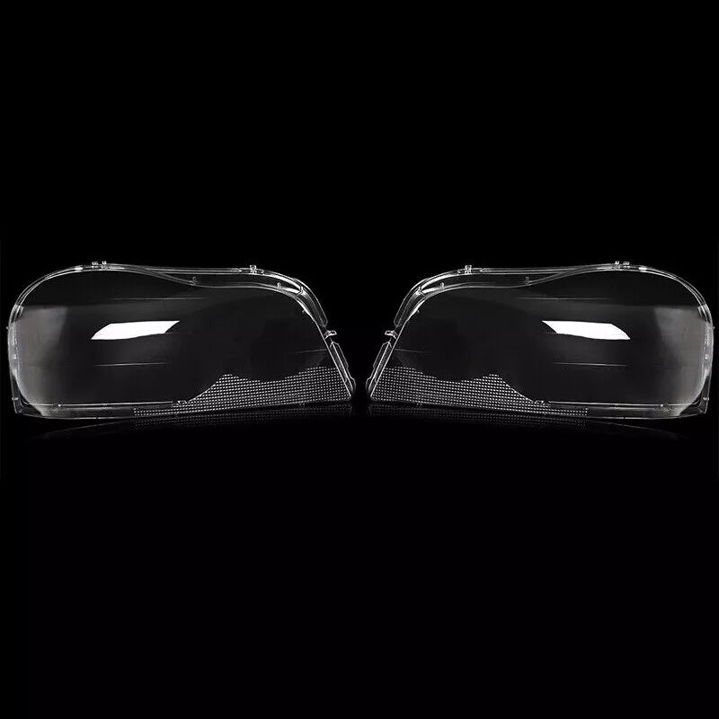 FOR VOLVO XC90 MK1 FRONT HEADLIGHT LAMP LENS COVER LEFT RIGHT SIDE PAIR 04-2013