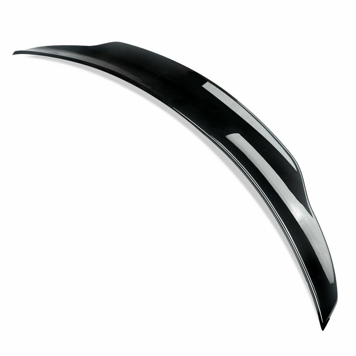 FOR MERCEDES C CLASS W205 RENNTECH PSM STYLE REAR BOOT SPOILER LIP 15-20 GLOSS