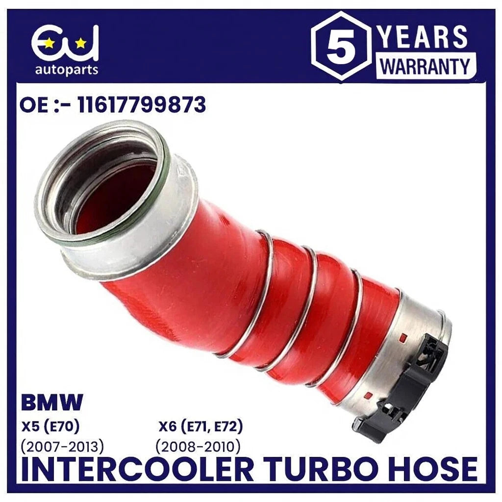 FOR BMW X5 X6 E70 E71 3.0SD 3.5D INTERCOOLER TURBO HOSE PIPE RUBBER 11617799873