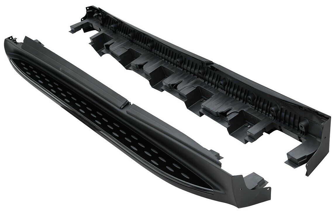 NEW FOR MERCEDES ML W164 SIDE STEPS RUNNING BOARDS OE STYLE ALUMINIUM ALL BLACK