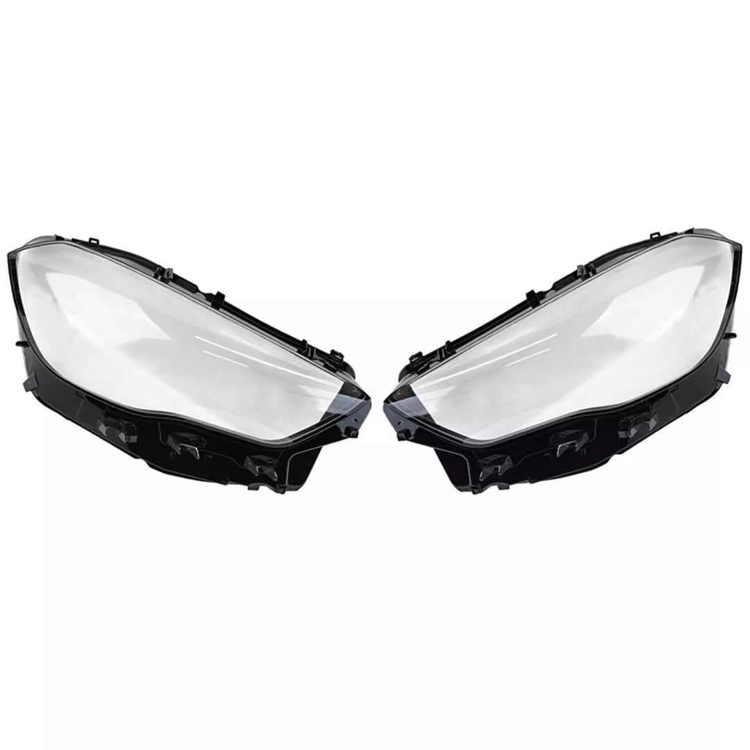FOR MERCEDES GLA H247 PAIR LEFT RIGHT SIDE HEADLIGHT LENS COVER HEADLAMP 20-22
