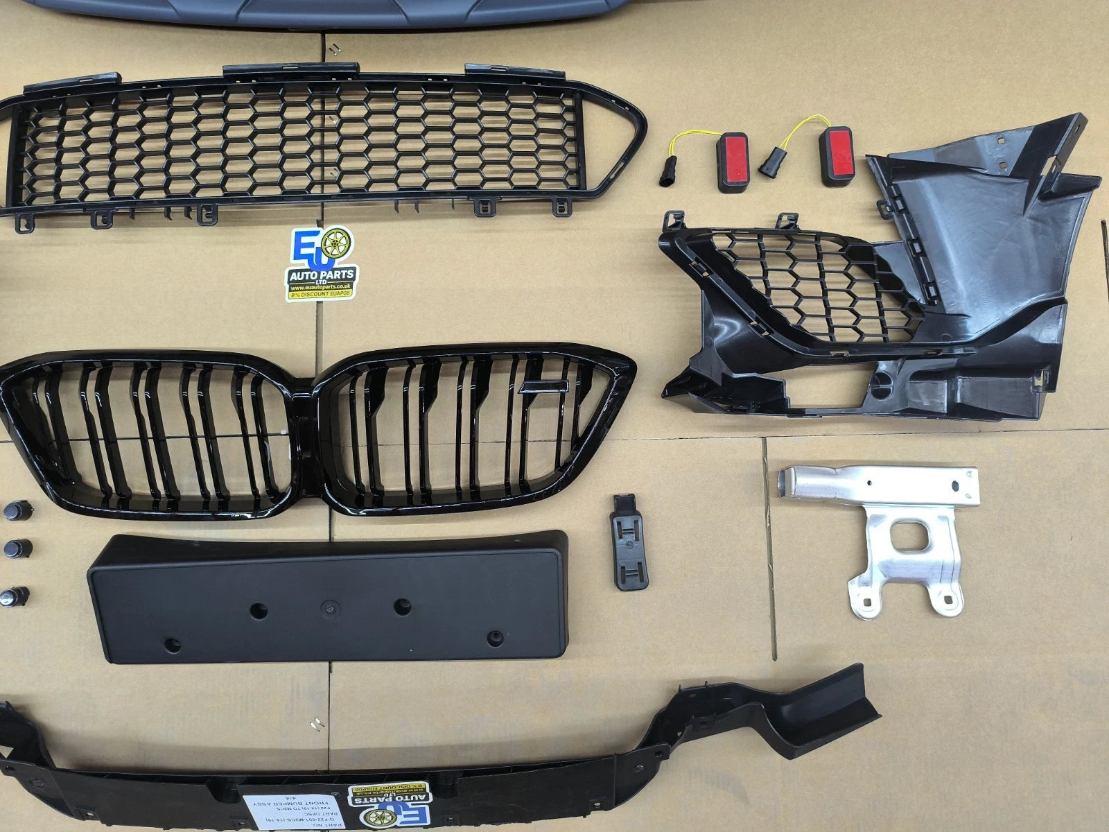 FOR BMW 2 SERIES F22 F23 M2 COMPETITION STYLE FRONT BUMPER WITH FRONT SPLITTER