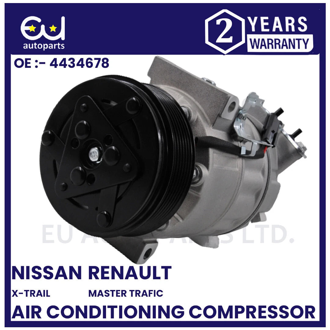 AIR CON AC COMPRESSOR FOR OPEL VAUXHALL VIVARO MOVANO NISSAN RENAULT TRAFIC MK2