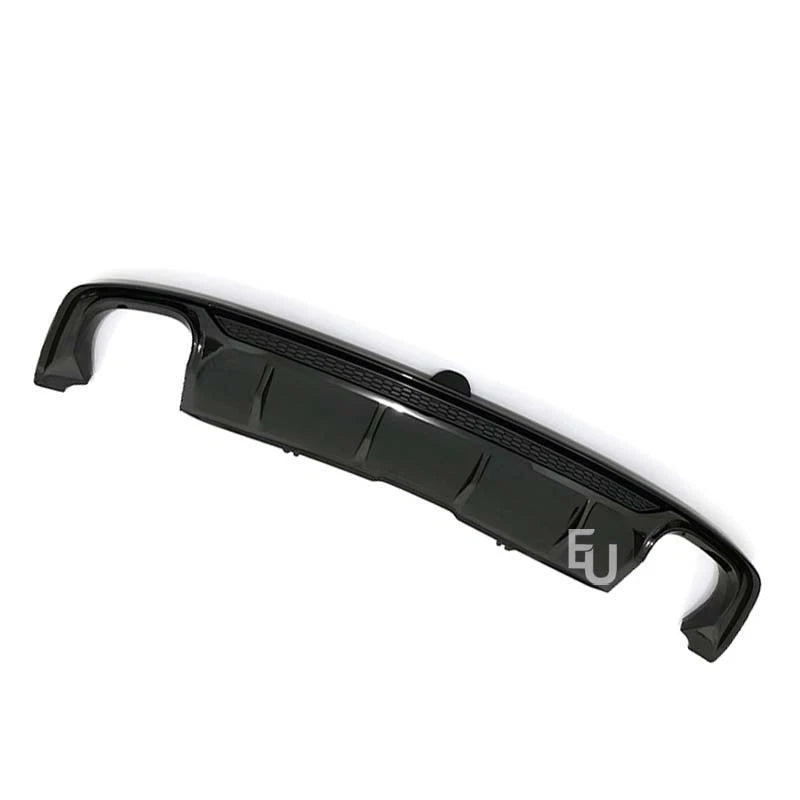 FOR AUDI A5 S5 B9 S-LINE PRE-LCI REAR DIFFUSER TAILPIPES GLOSS BLACK 2016-2019