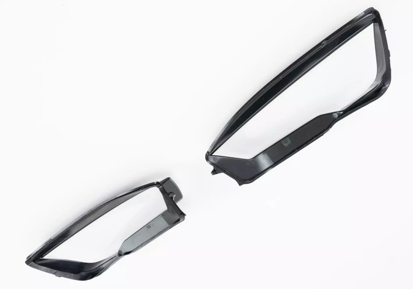 FOR AUDI A7 LEFT RIGHT SIDE PAIR FRONT HEADLIGHT HEADLAMP LENS COVER 2015-2018