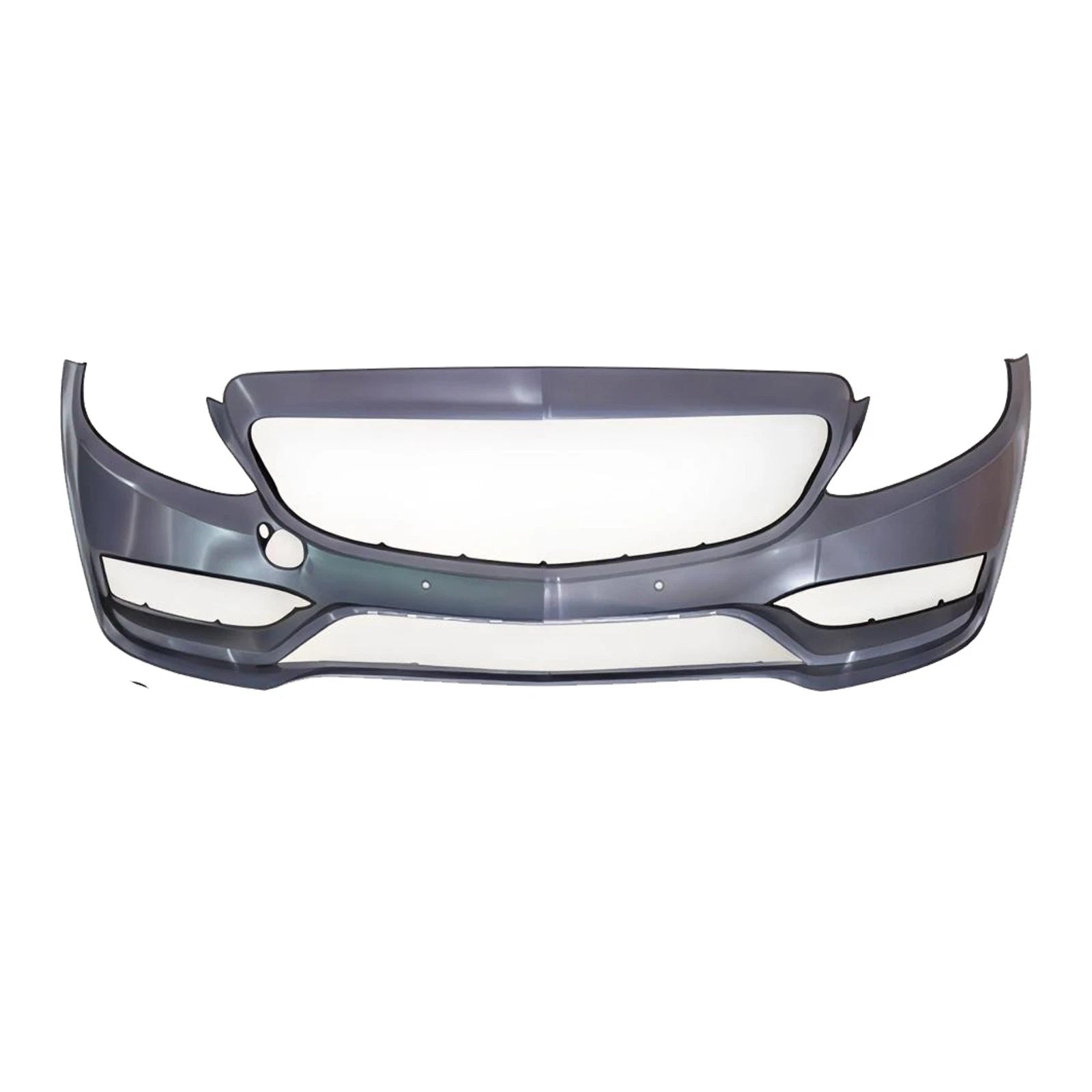 FOR MERCEDES W205 C205 C63 CONVERSION FRONT BUMPER GRILLE BODYKIT PRIMED 2015-18