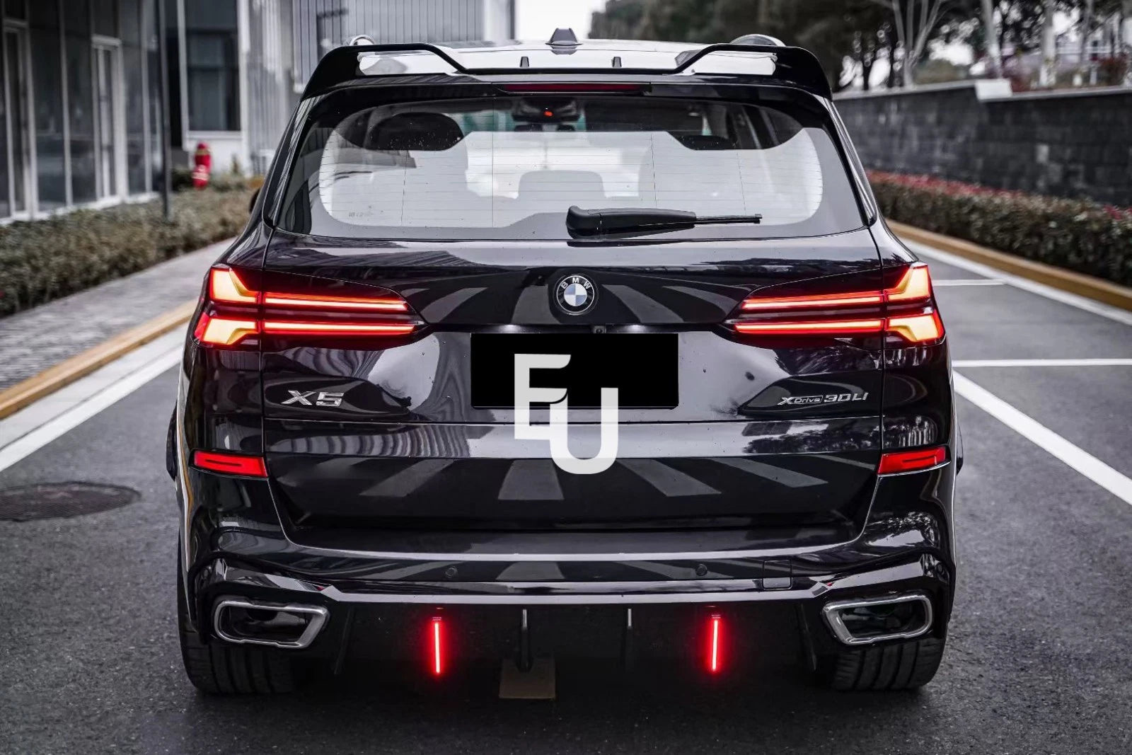 BLACK KNIGHT PERFORMANCE BODY KIT BODYKIT FRONT SPLITTER FOR BMW X5 G05 LCI 23+