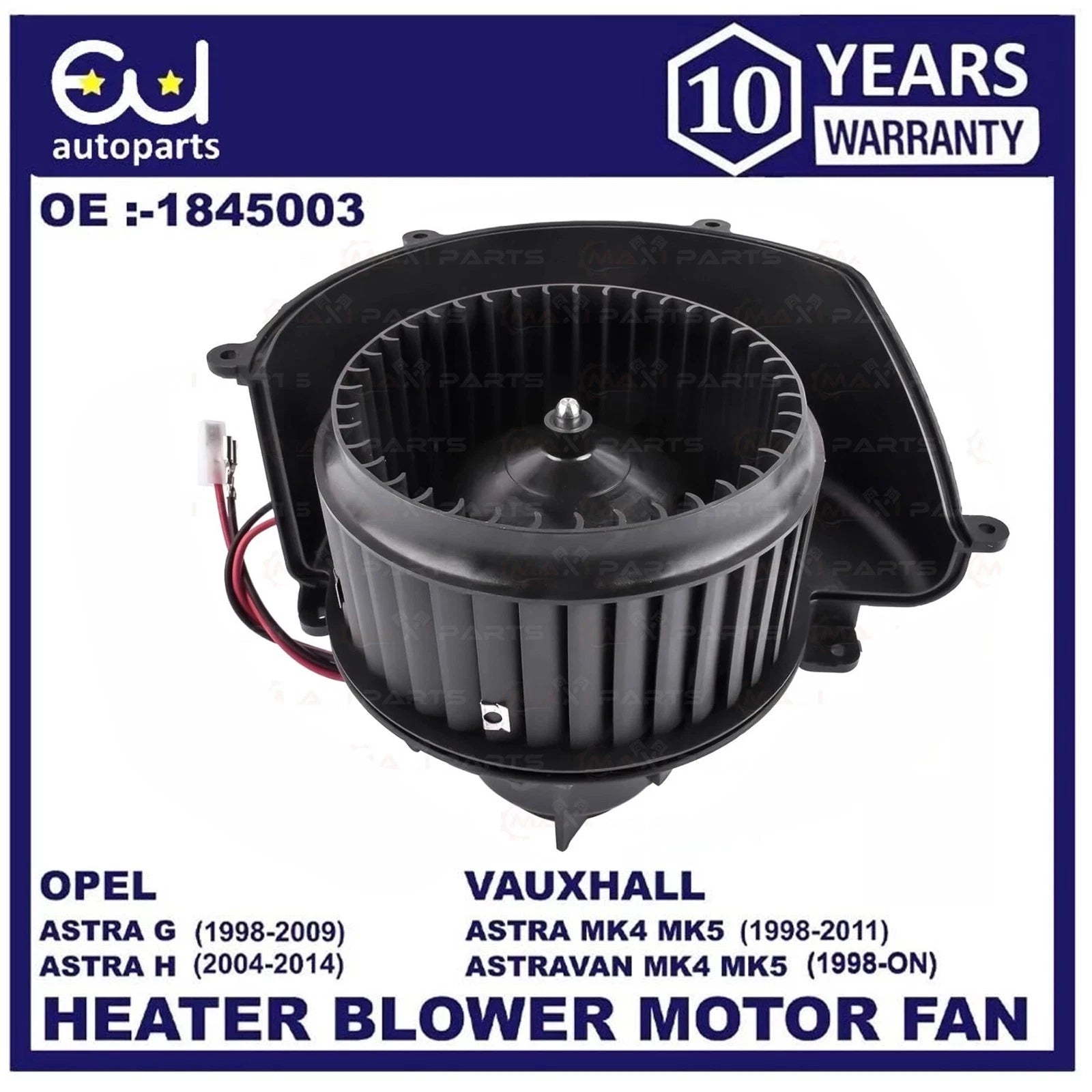 FOR VAUXHALL ASTRA G MK4 ASTRA H MK5 HEATER BLOWER MOTOR FAN RHD 1998-2014