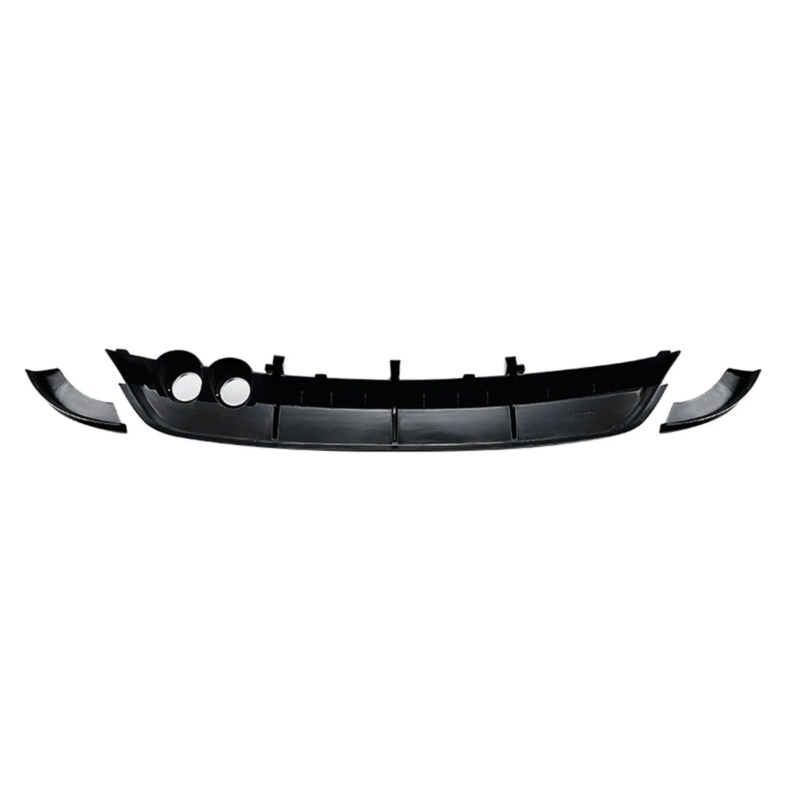 FOR VOLKSWAGEN POLO MK5 6R REAR BUMPER DIFFUSER LIP GLOSS BLACK 2009-2014