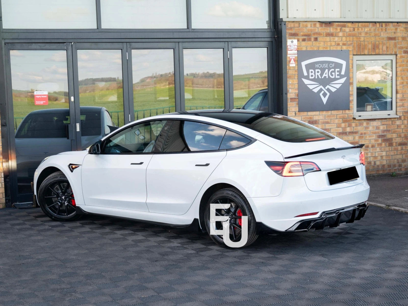 FOR TESLA MODEL 3 AERO BODY KIT BODYKIT FRONT SPLITTER SIDE SKIRT REAR DIFFUSER