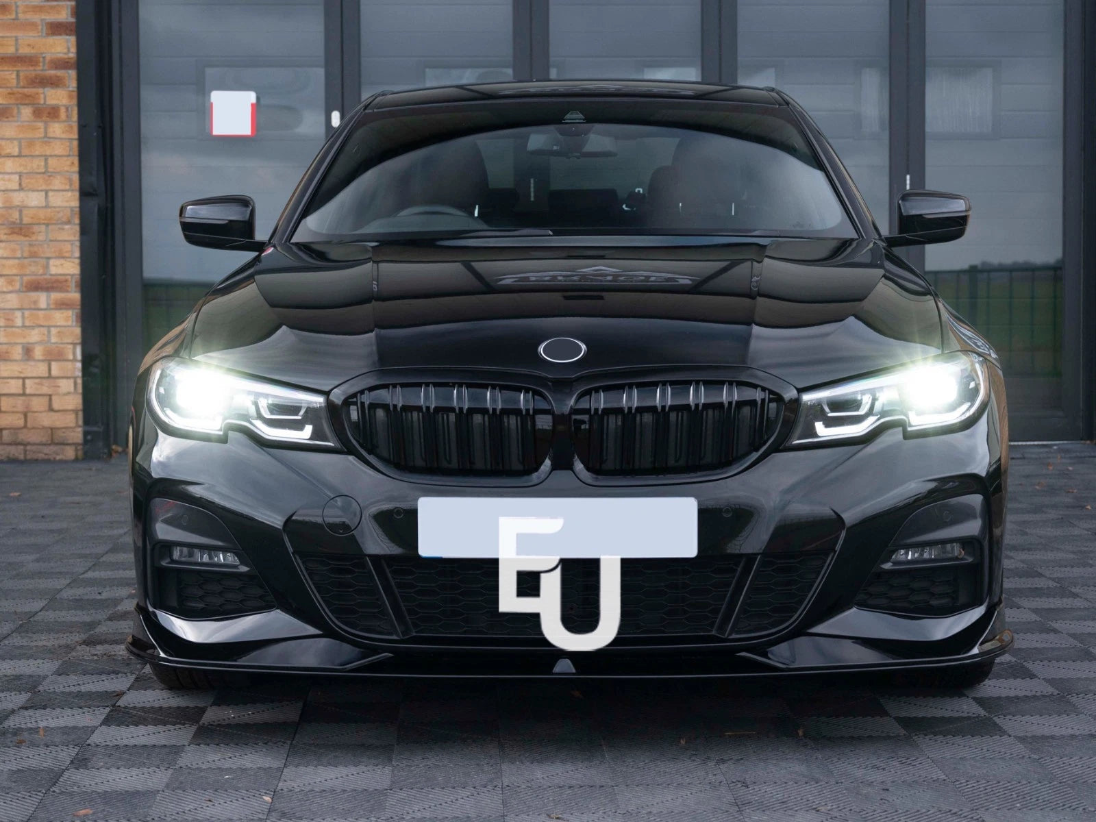 FOR BMW 3 SERIES G20 G21 KIDNEY GRILLE GRILL DUAL SLAT M SPORT GLOSS BLACK 2019+
