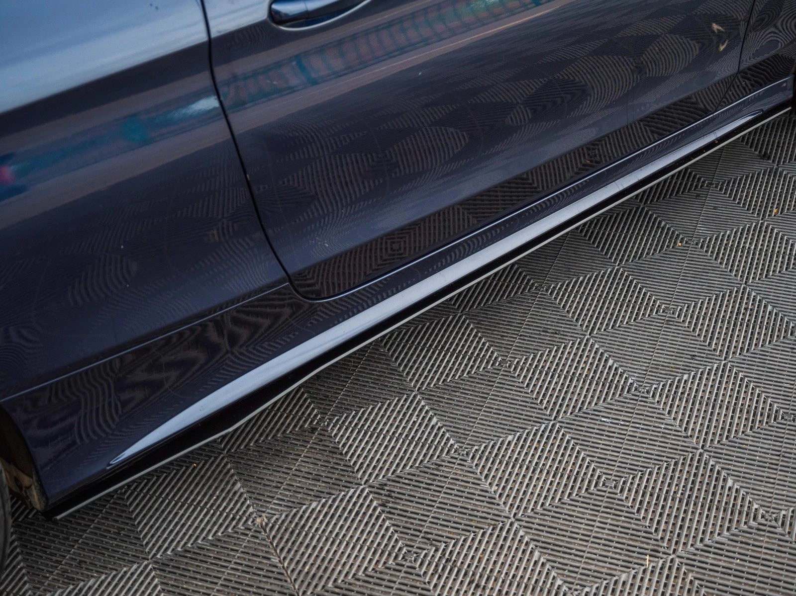 FOR MERCEDES C CLASS C205 C63 LOOK BODYKIT BODY KIT REAR DIFFUSER SPLITTER SKIRT