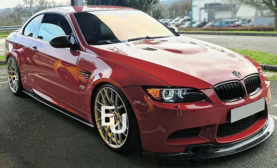 FOR BMW 3 SERIES E90 E92 E93 SIDE SKIRT EXTENSION BLADE KIT GLOSS BLACK 05-2013