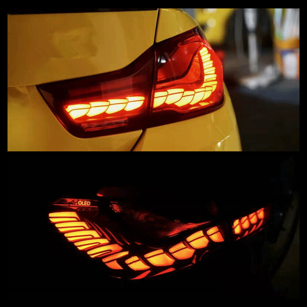 LED GTS TAIL LIGHT FOR BMW 4 SERIES M4 F32 F33 F82 F36 2014-2020 ANIMATION LAMPS