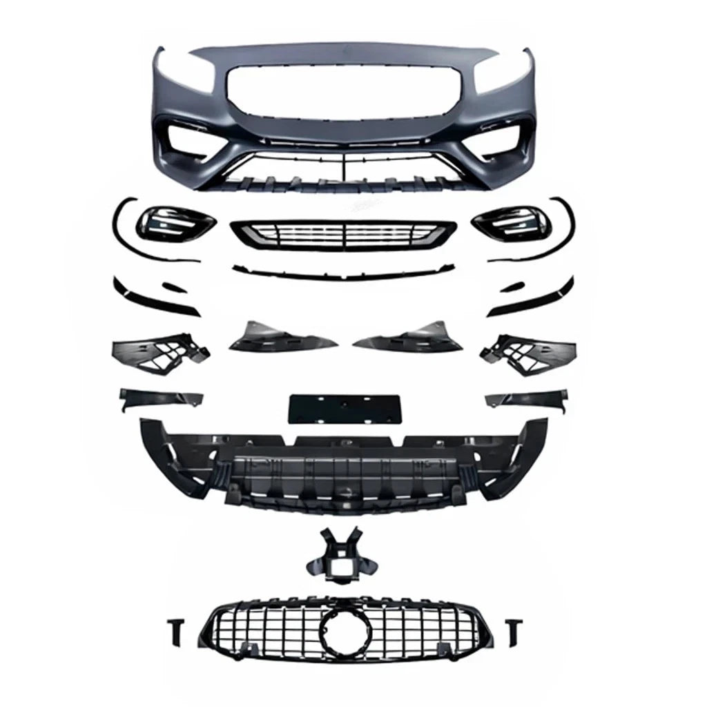 FOR MERCEDES A CLASS W177 V177 A45 STYLE FULL FRONT BUMPER GRILL BODYKIT 2019-22