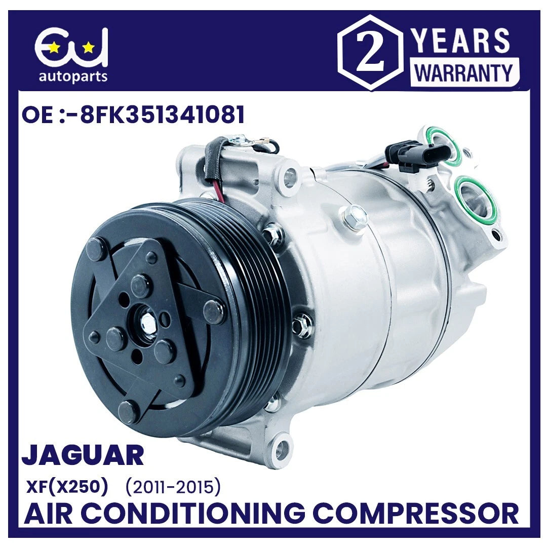 AIR CONDITIONING AC COMPRESSOR FOR JAGUAR XF X250 11-15 2.2 D C2Z13666 C2Z29596