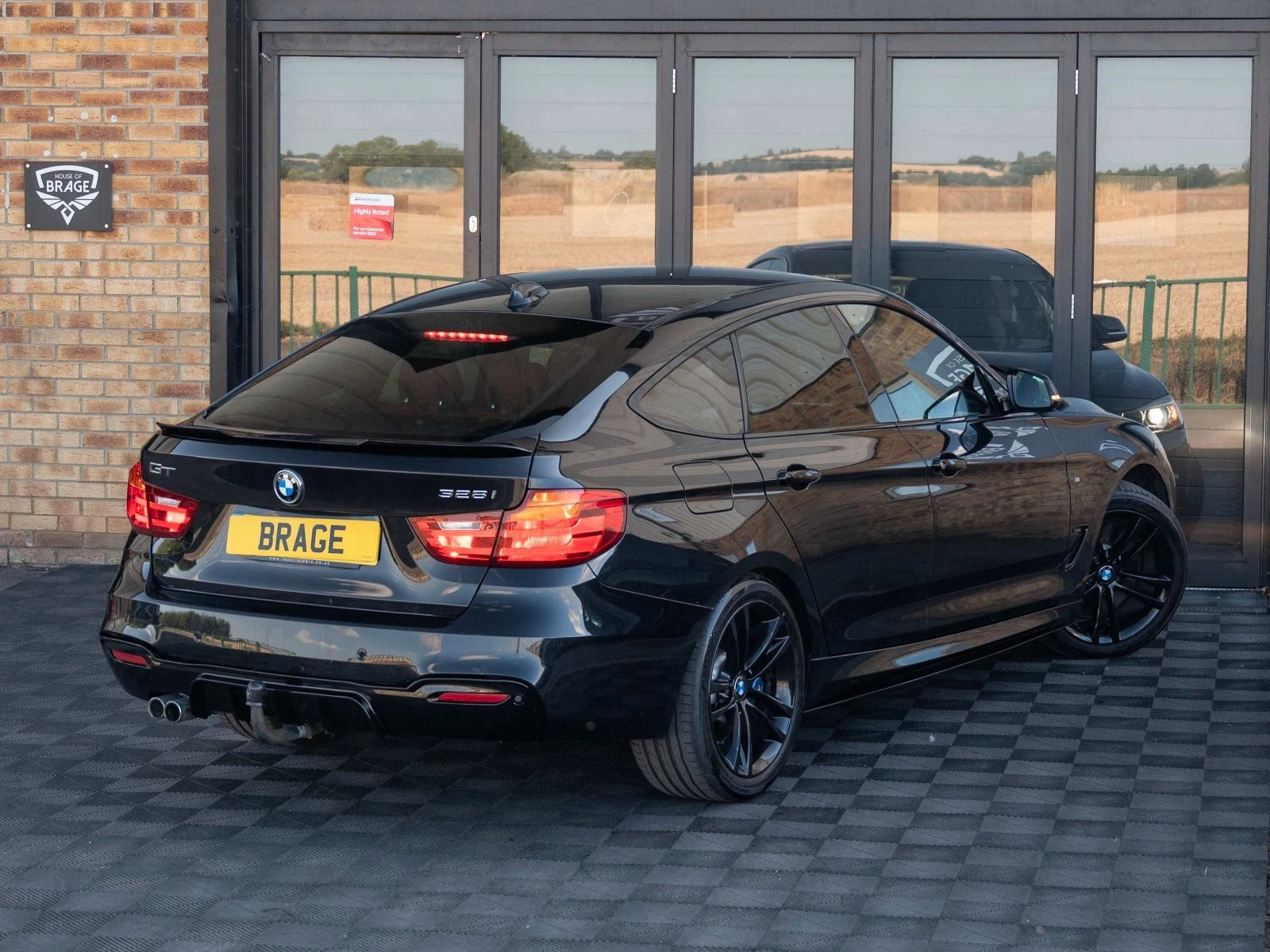 FOR BMW F34 3 SERIES GT GRAN TURISMO 12-19 REAR BOOT SPOILER WING LIP BLACK