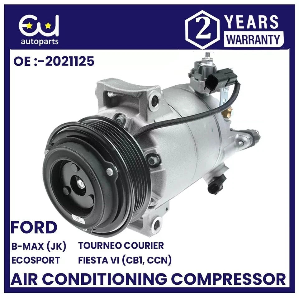 AIR CONDITIONING AC COMPRESSOR FOR FORD B-MAX FIESTA TRANSIT COURIER 1.0 ECOBOST