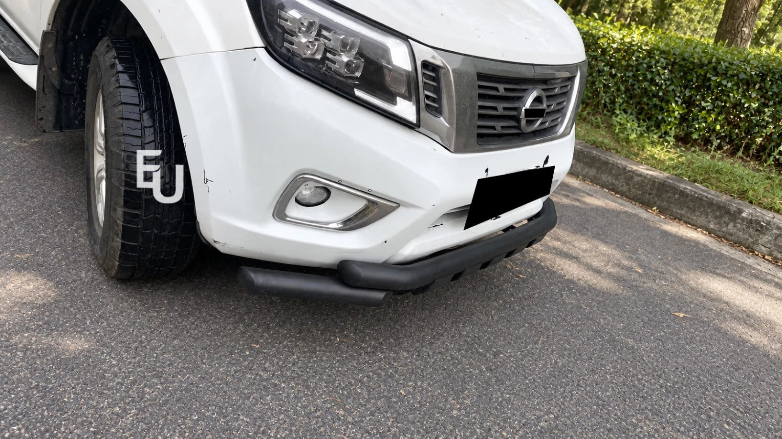 FOR NISSAN NAVARA NP300 D23 FRONT BUMPER BULL BAR 2014-2020 PRE FACELIFT MODELS