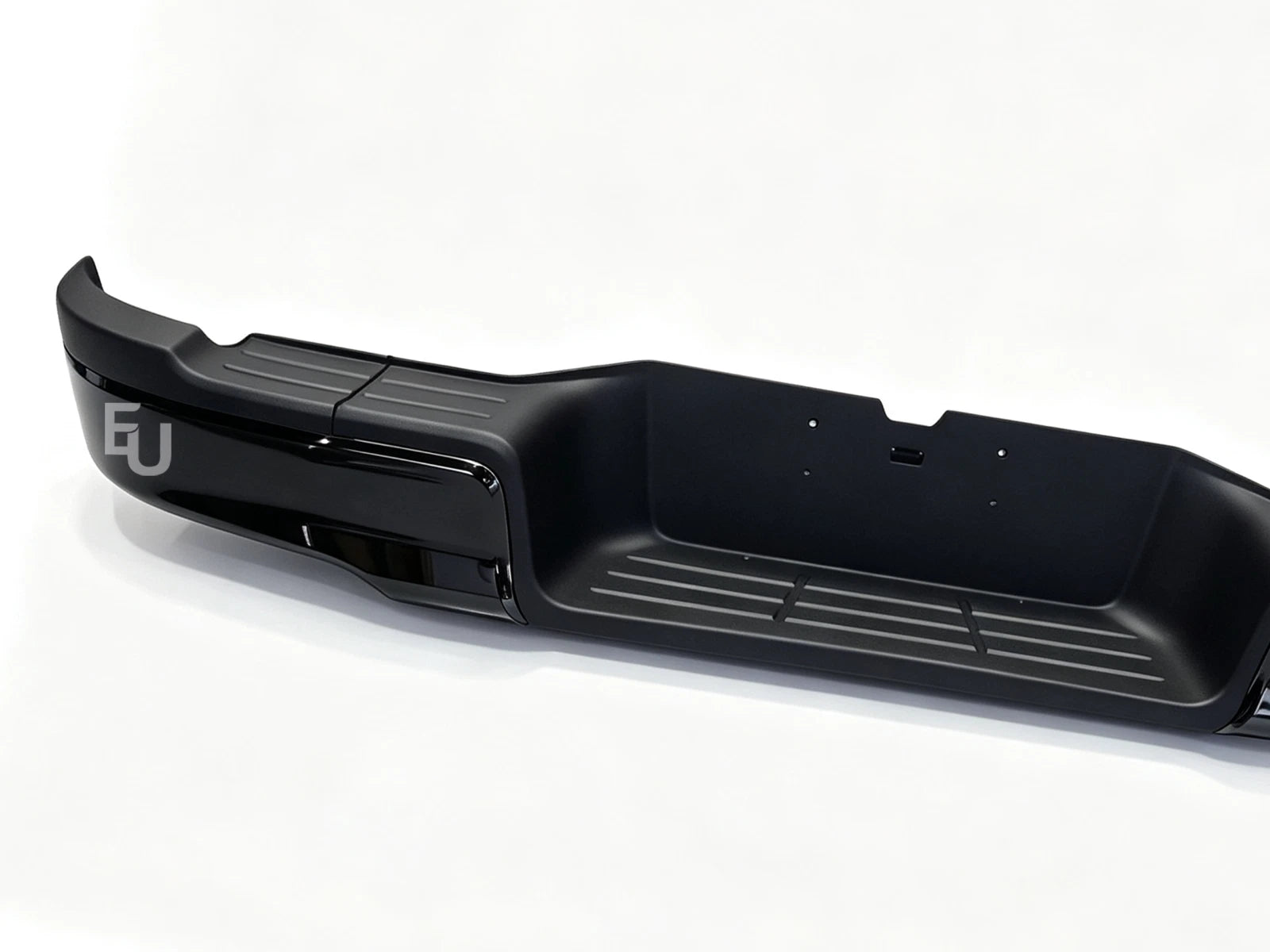 BLACK REAR BUMPER FOR TOYOTA HILUX REVO MK8 2015-2024 MODELS WITHOUT PDC HOLES