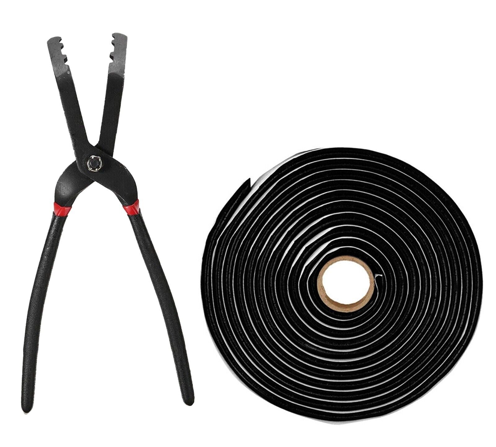 4M/13FT BUTYL TAPE RUBBER WITH TRIM CLIP REMOVL PLIER HEADLIGHT SEALANT RETROFIT