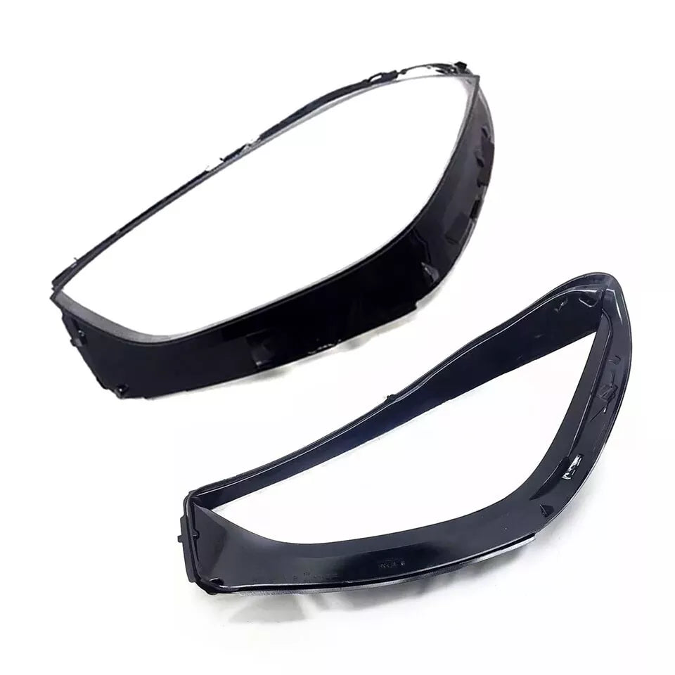 FOR MERCEDES C CLASS W206 PAIR LEFT RIGHT SIDE HEADLIGHT LENS COVER HEADLAMP 21+