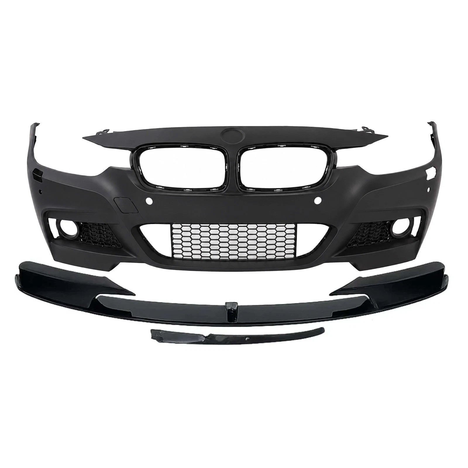 FOR BMW 3 SERIES FRONT BUMPER + GRILLES F30 F31 12-19 M SPORT W/PDC WASHER HOLE