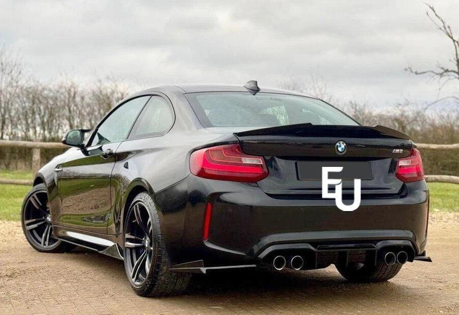 REAR DIFFUSER FOR BMW M2 F87 BODYKIT FRONT SPLITTER SPOILER SIDE BLADES BODY KIT