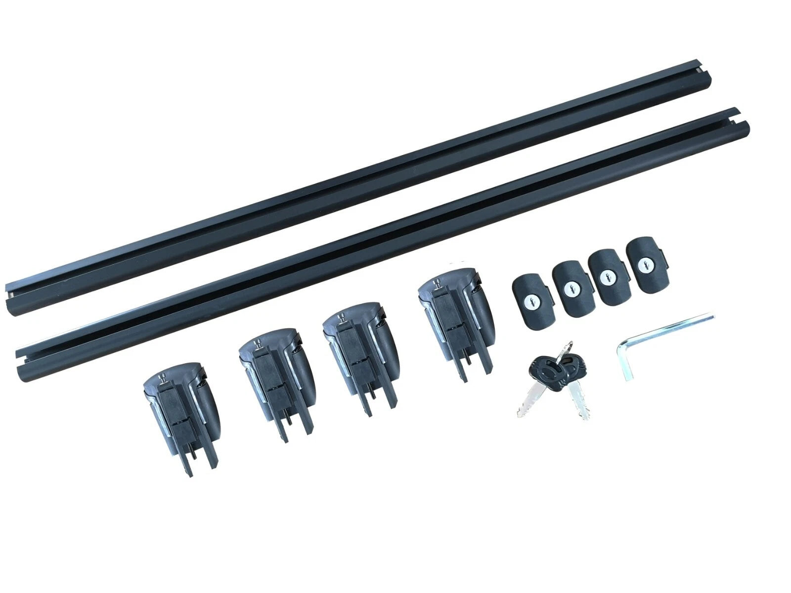 FOR HONDA CRV 2017+ CROSS BARS ROOF RAIL RACK BLACK LOCKABLE ADJUSTABLE