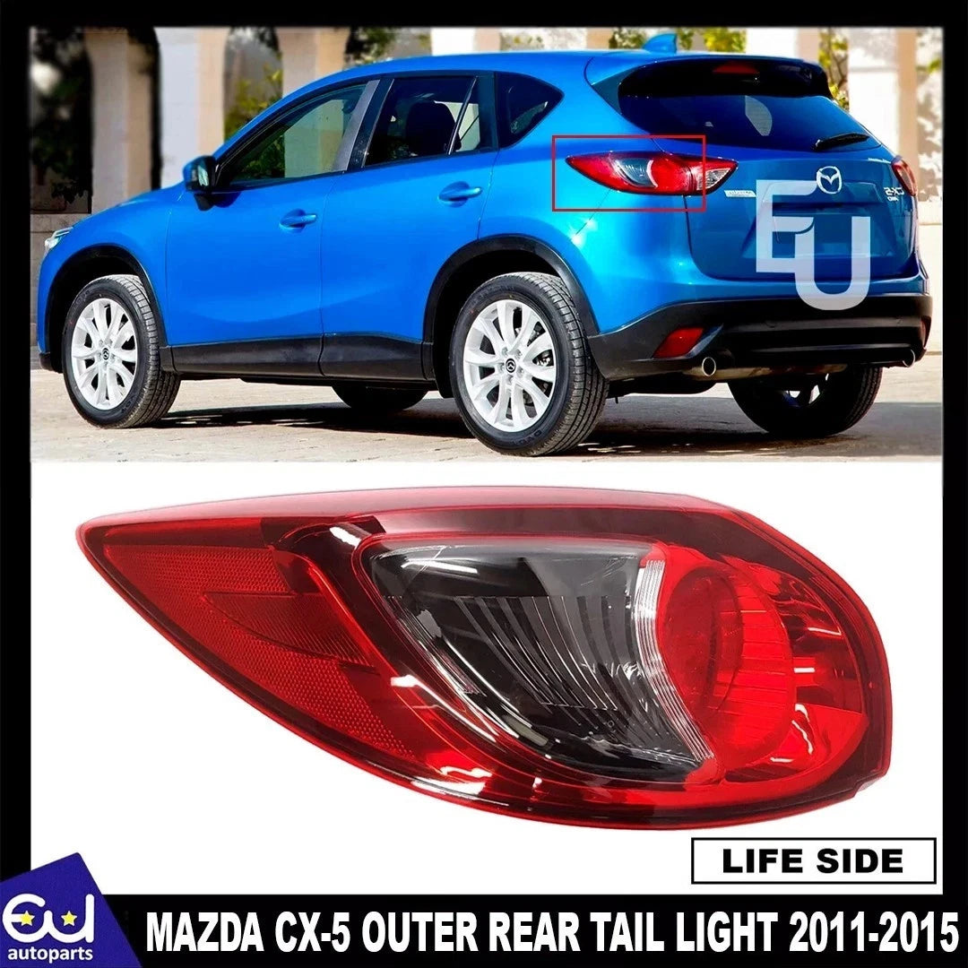 LEFT PASSENGER SIDE FOR MAZDA CX-5 2011-2015 OUTER REAR TAIL LIGHT BRAKE LAMP