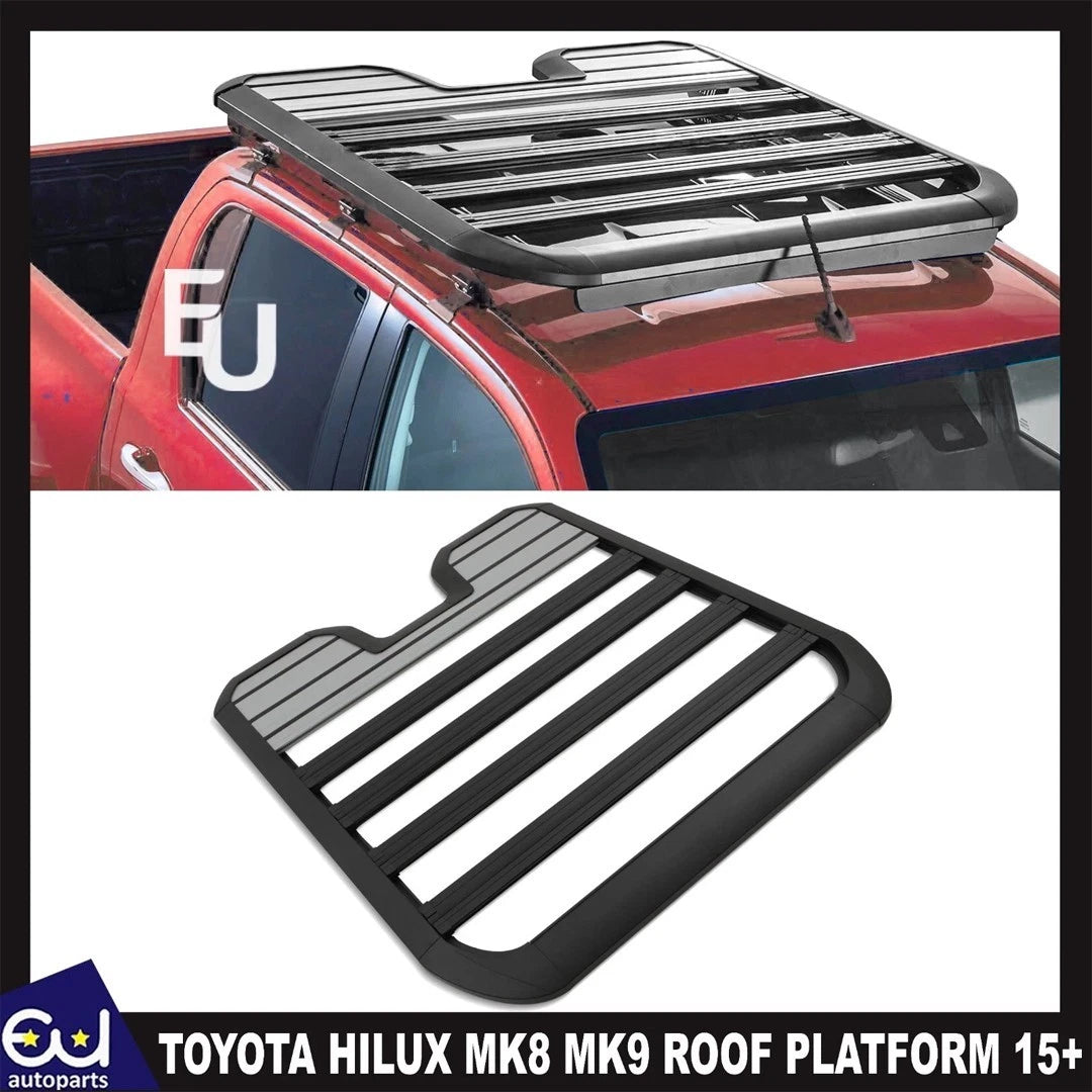 ROOF BASKET PLATFORM RACK BARS FOR TOYOTA HILUX MK8 MK9 2015+