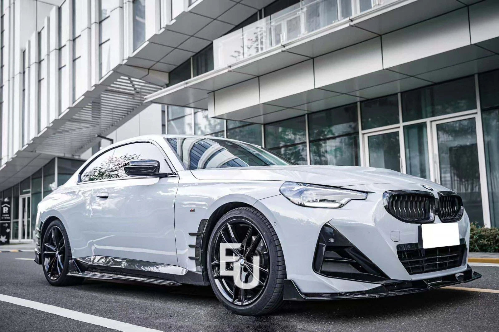 FOR BMW 2 SERIES G42 COUPE BODYKIT FRONT SPLITTER REAR SPOILER DIFFUSER BODY KIT
