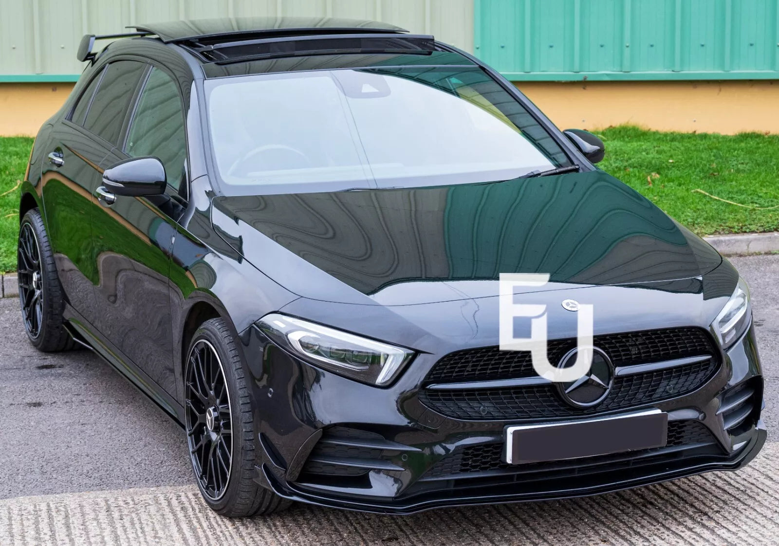 FOR MERCEDES BENZ W118 C118 W177 SIDE SKIRTS EXTENSIONS BLADE LIP AMG 19+ GLOSS