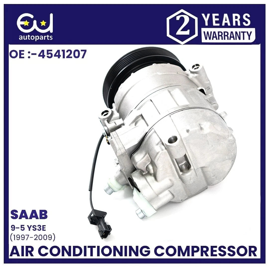 NEW AIR CONDITIONING A/C COMPRESSOR FOR SAAB 9-5 YS3E SERIES 1997-2009 12758380