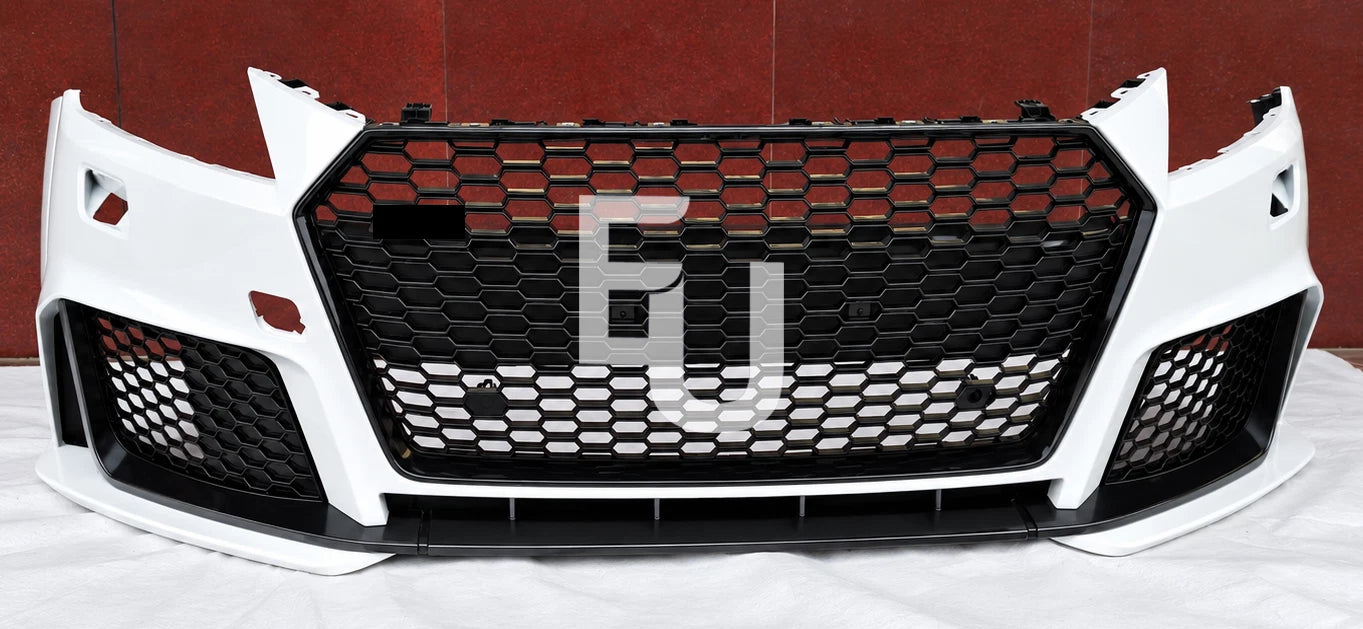TTRS LOOK CONVERSION FRONT BUMPER BODY KIT FOR AUDI TT MK3 8S 2014-2018 W/GRILLE
