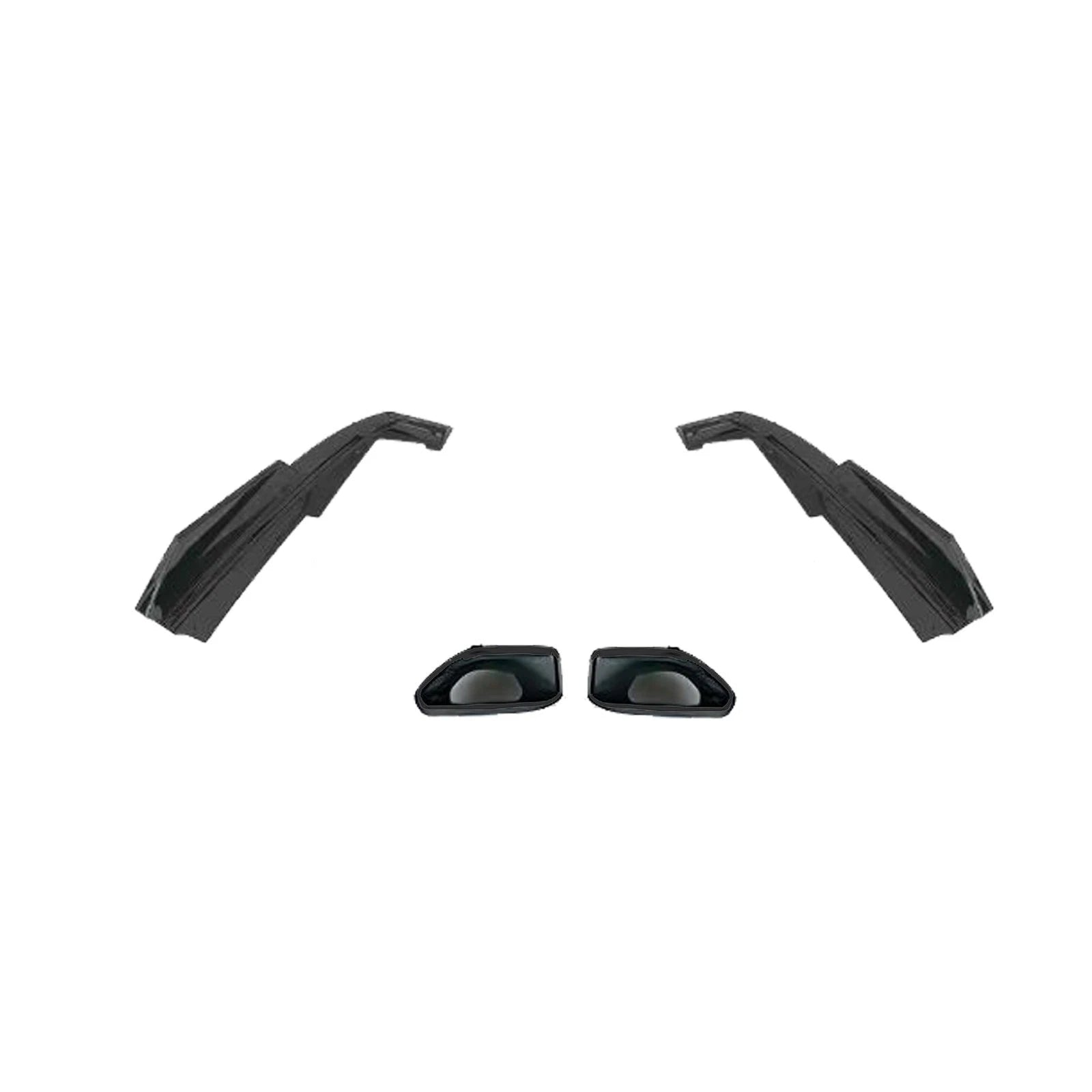 FOR BMW 3 SERIES G20 G21 LCI M SPORT GLOSS REAR DIFFUSER WITH LED TAILPIPE 2022+