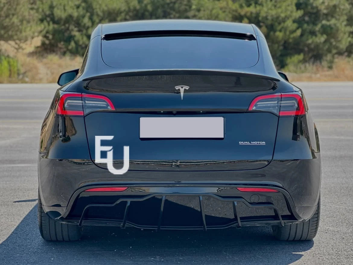 FOR TESLA MODEL Y BODY KIT BODYKIT FRONT SPLITTER LIP REAR DIFFUSER MIRROR 2021+