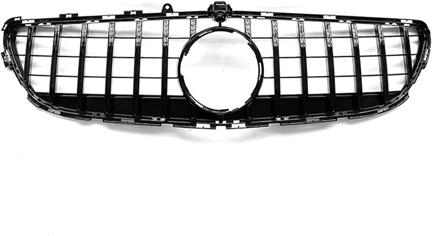 FOR MERCEDES CLS CLASS W218 C218 FRONT GT PANAMERICANA GRILLE GLOSS BLACK 15-18