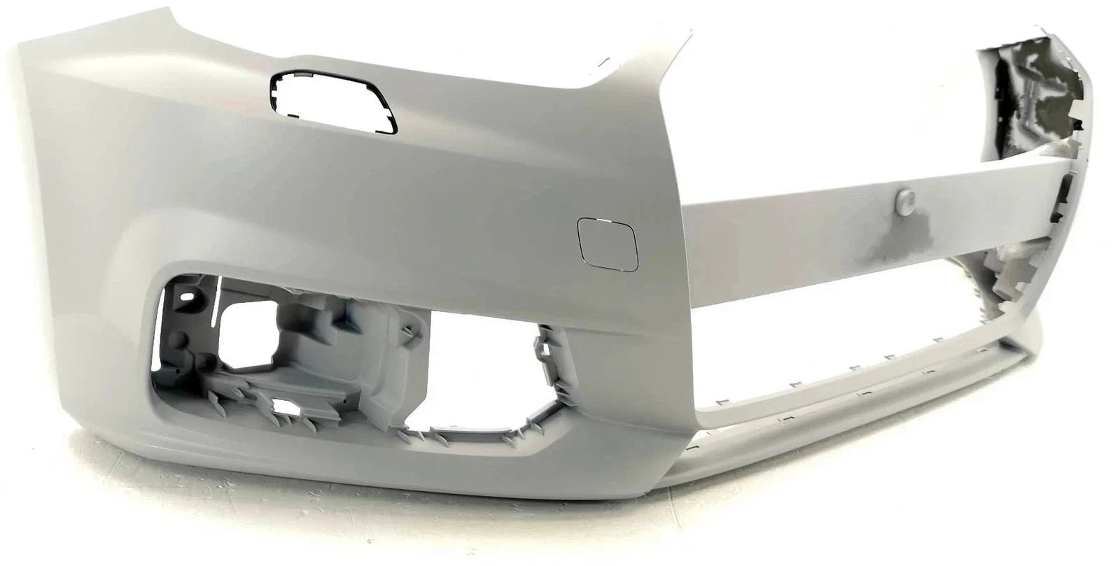 BUMPER FRONT FOR AUDI A1 S1 8X 8XA807065A UNPAINTED WITH HEADLIGHT WASHER HOLES