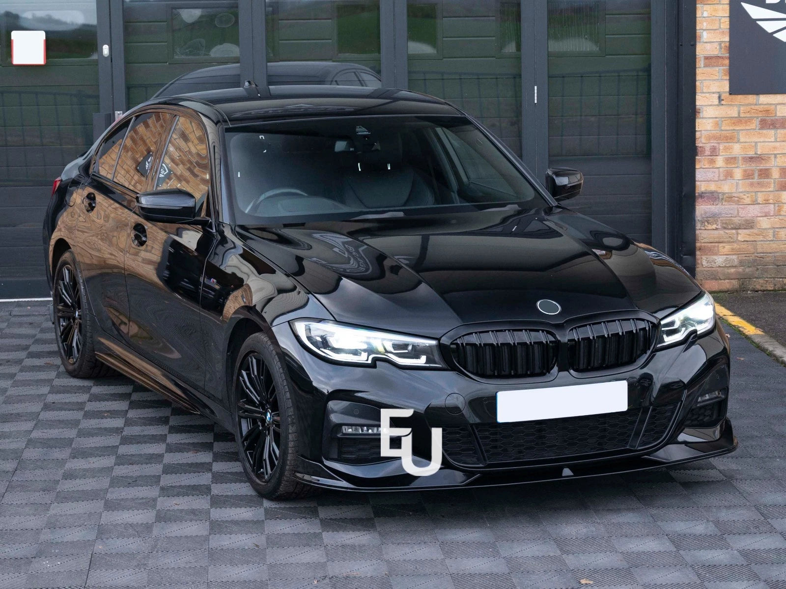 FOR BMW 3 SERIES G20 G21 KIDNEY GRILLE GRILL DUAL SLAT M SPORT GLOSS BLACK 2019+