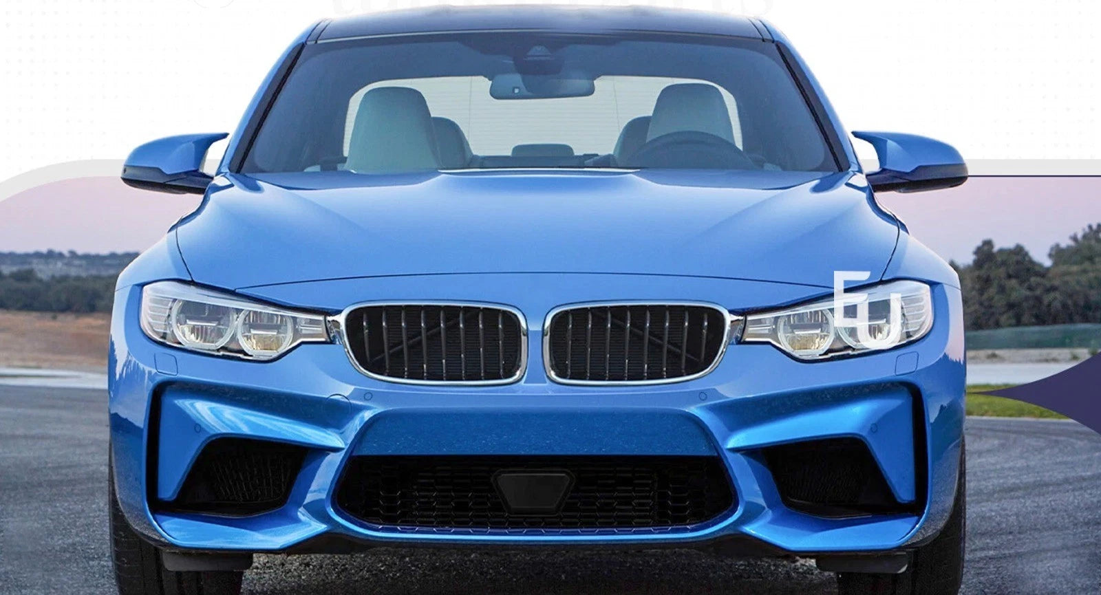 FOR BMW 3 SERIES F30 F31 M2C M3CS STYLE FRONT BUMPER 2012-2018