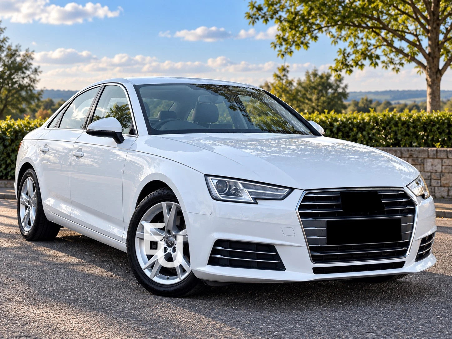 FRONT BUMPER PRIMED WITHOUT PDC AND WASHER HOLES FOR AUDI A4 B9 STANDARD 15–19