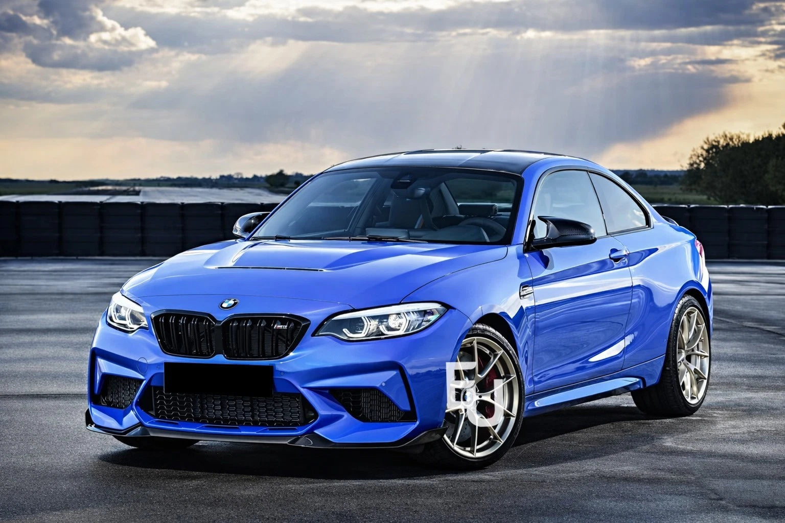FOR BMW 2 SERIES F22 F23 2014-21 FRONT BUMPER FENDER WINGS M2C F87 WIDE BODYKIT