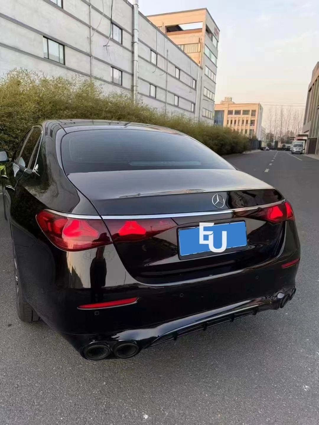FOR MERCEDES E CLASS E53 LOOK W214 S214 SE STANDARD REAR DIFFUSER W/TIPS 2023+