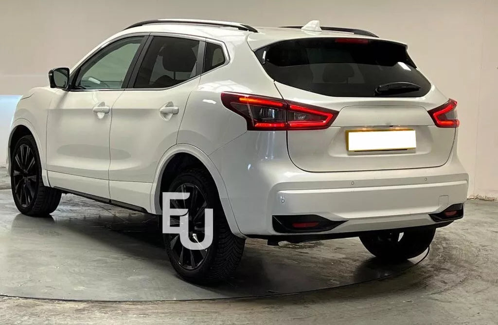 FOR NISSAN QASHQAI MK2 J11 ROOF RAILS RACK BARS ALUMINIUM BLACK LUGGAGE CARRIER