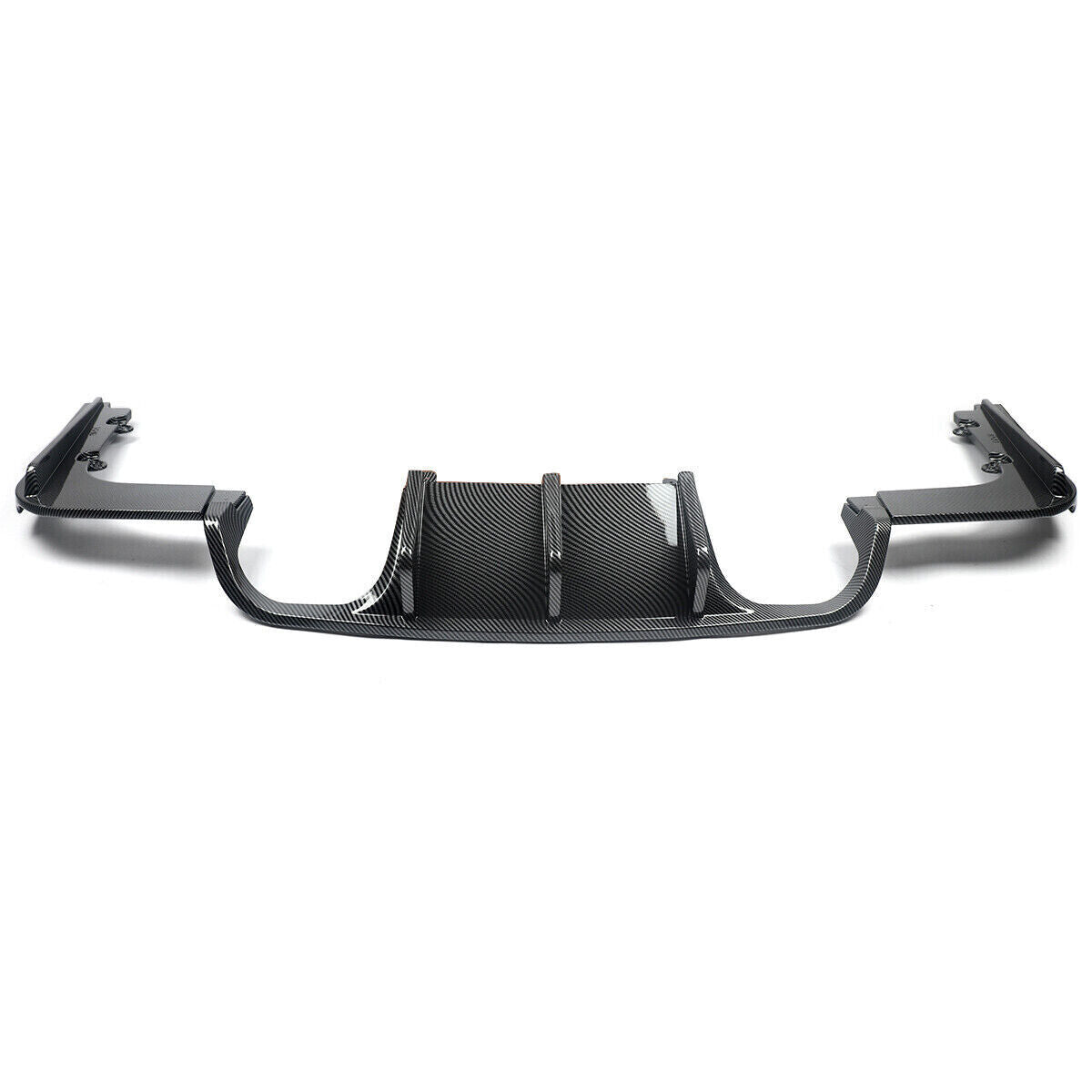 FOR BMW E92 E93 M3 MP STYLE REAR DIFFUSER QUAD EXHAUST CARBON LOOK  2008-2013