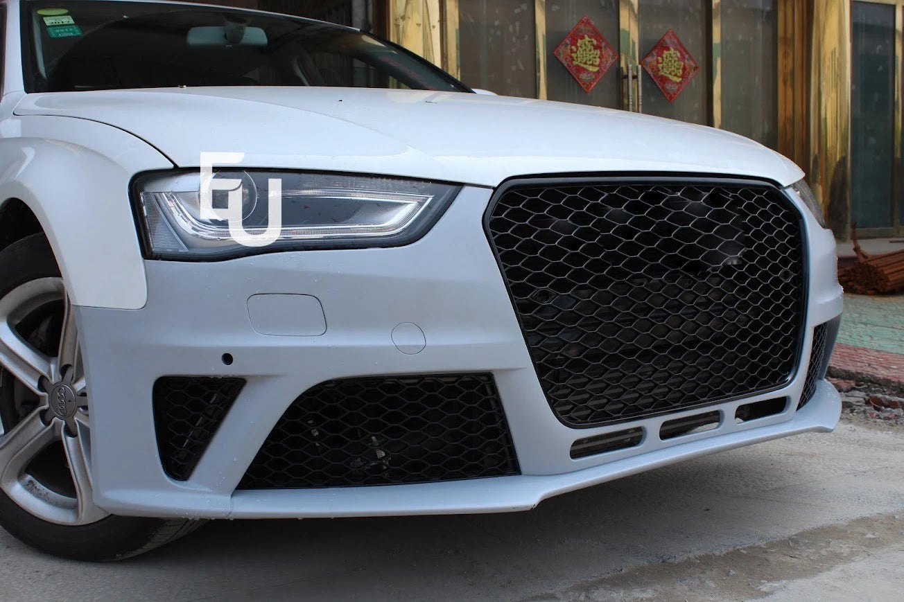 RS4 STYLE FRONT BUMPER CONVERSION BODYKIT FOR AUDI A4 S4 B8.5 2012-2015 FACELIFT