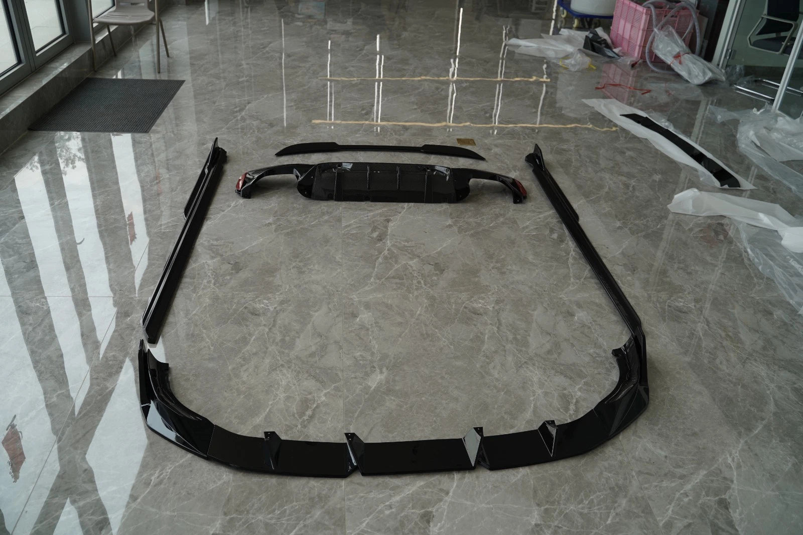 BRAGE DESIGN BODY KIT FRONT SPLITTER REAR DIFFUSER FOR BMW 5 SERIES G30 2020+