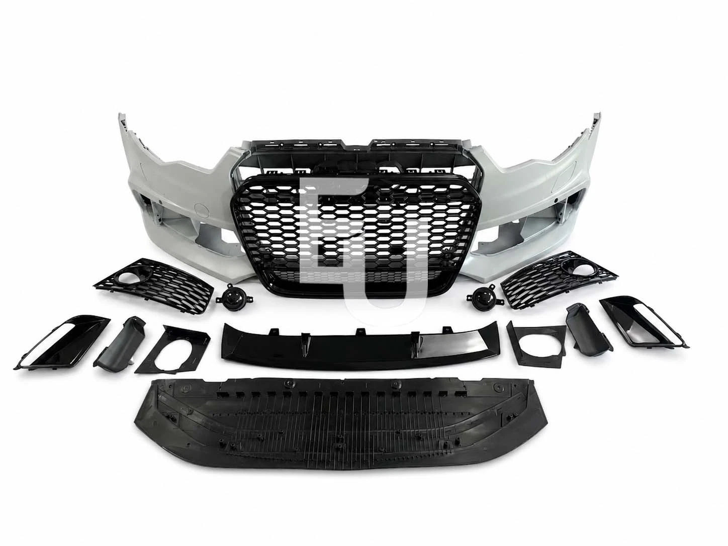 RS6 LOOK FRONT BUMPER CONVERSION BODYKIT FOR AUDI A6 S6 C7 4G 2011-2014 GRILLE