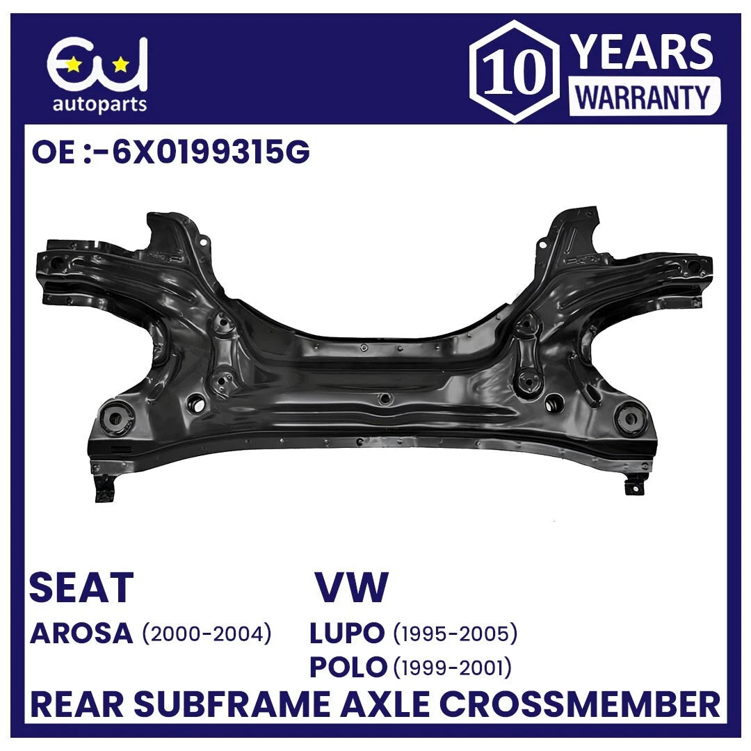 FRONT SUBFRAME AXLE CROSSMEMBER FOR VW LUPO POLO SEAT AROSA 1999-2005 6X0199315G